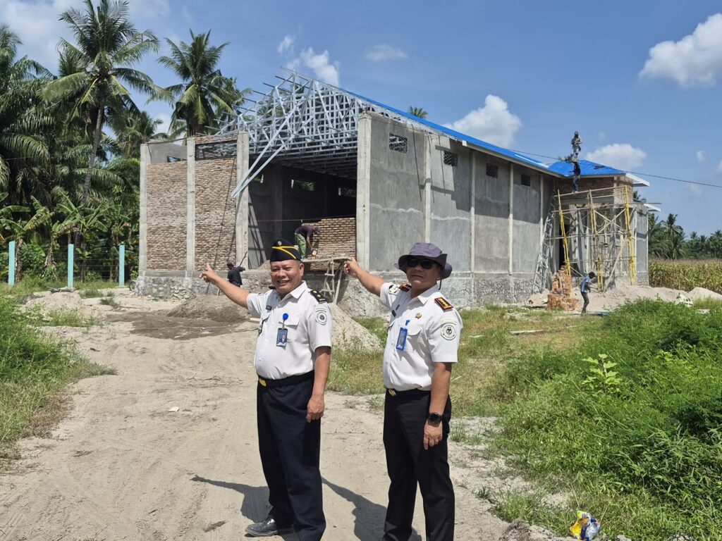 Dukung Ketahanan Pangan Nasional, Lapas Labuhan Ruku Pantau Persiapan Panen dan Pembangunan Mess SAE